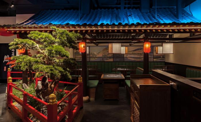 BIM建筑|红叶飘落竹廊外：牛NEW寿喜烧，上海／卧野空间设计事务所