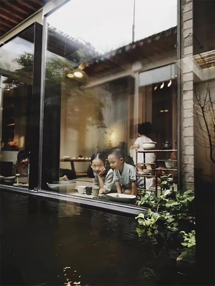 BIM建筑|“那曲水月”——老北京的胡同四重奏 / 北京天作空间装饰设计