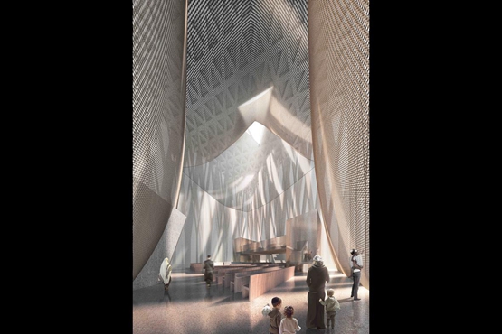 BIM建筑|大卫·阿贾耶为阿布扎比设计三教神庙