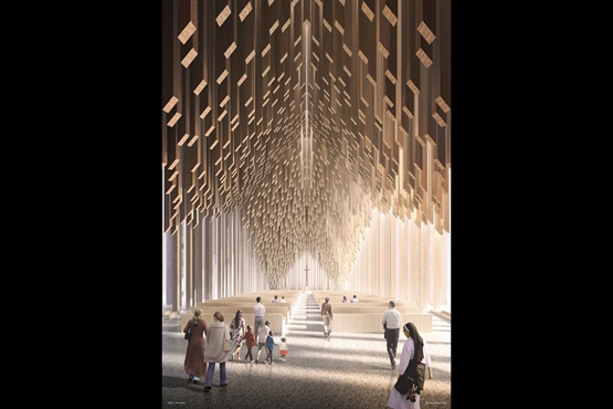 BIM建筑|大卫·阿贾耶为阿布扎比设计三教神庙