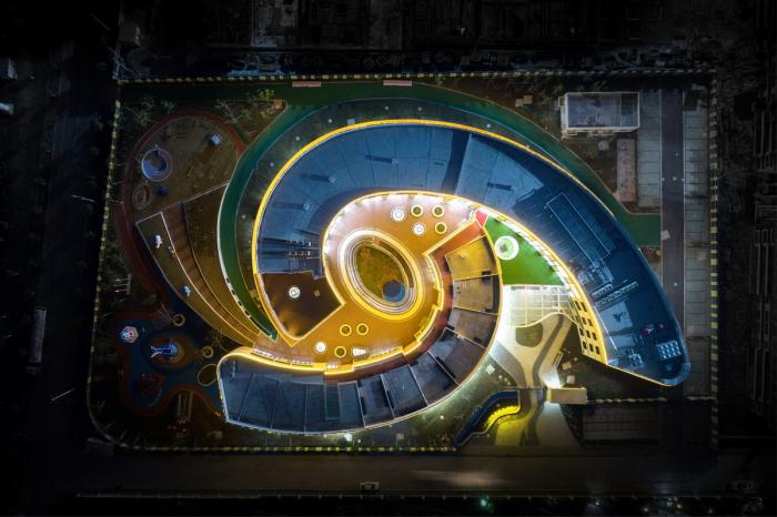 BIM建筑|一只静躺于海边的“海螺城堡”：大孚双语幼儿园 / 上海思序建筑规划设计