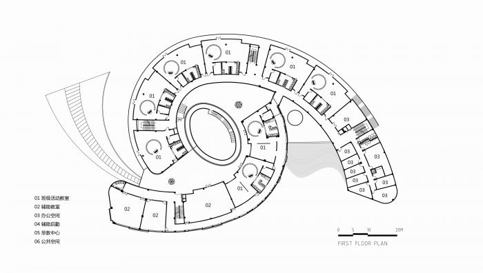 BIM建筑|一只静躺于海边的“海螺城堡”：大孚双语幼儿园 / 上海思序建筑规划设计