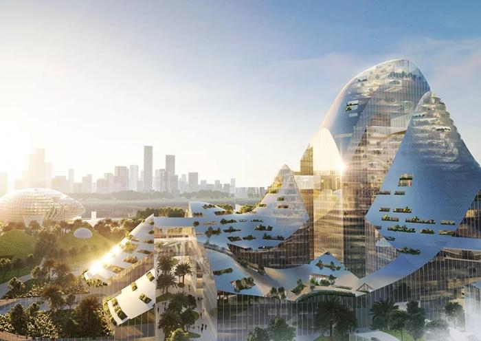 BIM建筑|MVRDV深圳腾讯园区竞标方案——一座连绵起伏的“山脉”