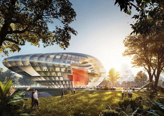 BIM建筑|MVRDV深圳腾讯园区竞标方案——一座连绵起伏的“山脉”