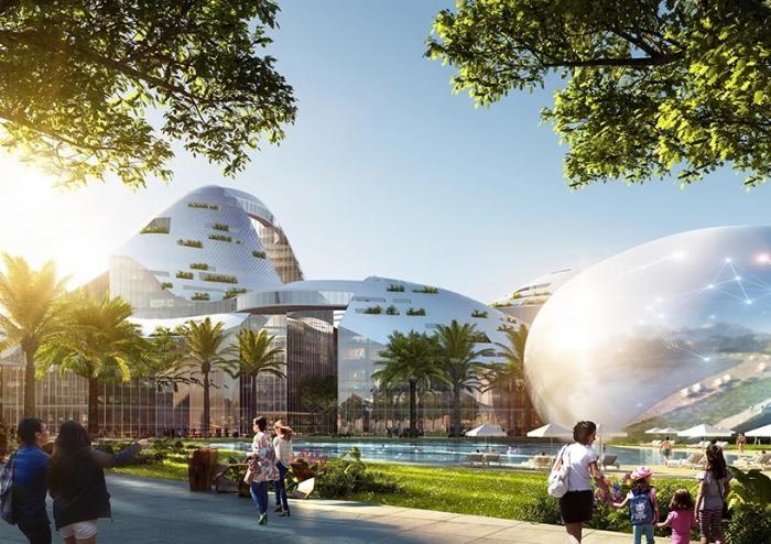 BIM建筑|MVRDV深圳腾讯园区竞标方案——一座连绵起伏的“山脉”