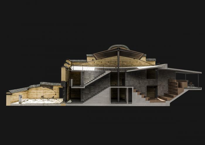 BIM建筑|2019年度最美书店——先锋厦地水田书店 / 迹·建筑事务所（TAO）