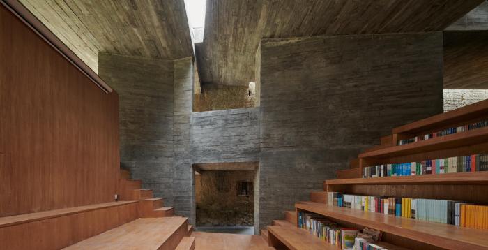 BIM建筑|2019年度最美书店——先锋厦地水田书店 / 迹·建筑事务所（TAO）