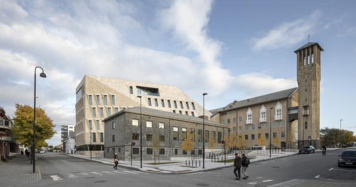 BIM建筑|北极圈内的一颗水晶石：挪威博德市政厅 / Atelier Lorentzen Langkilde