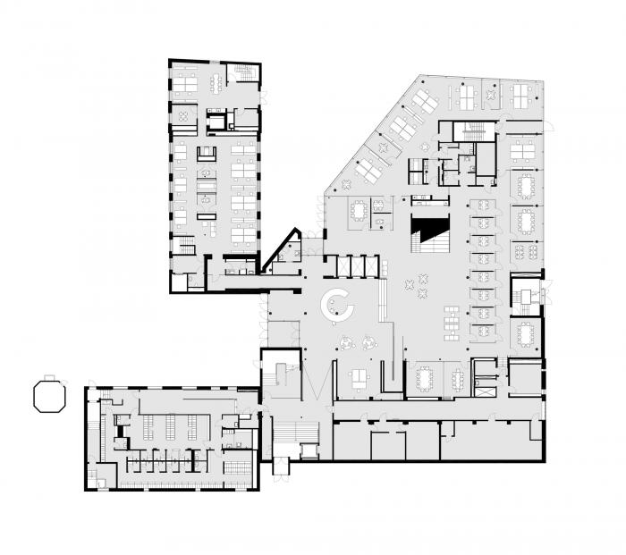 BIM建筑|北极圈内的一颗水晶石：挪威博德市政厅 / Atelier Lorentzen Langkilde