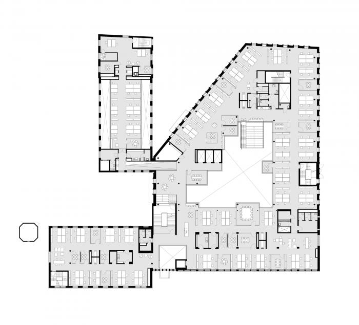 BIM建筑|北极圈内的一颗水晶石：挪威博德市政厅 / Atelier Lorentzen Langkilde