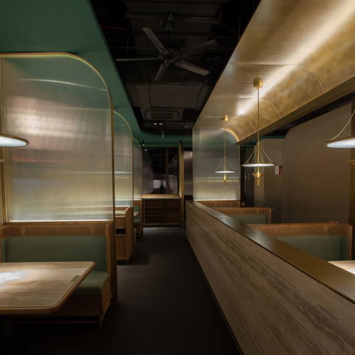 BIM建筑|“田野山河”：肥猫中餐厅，上海菊园店／卧野空间设计事务所