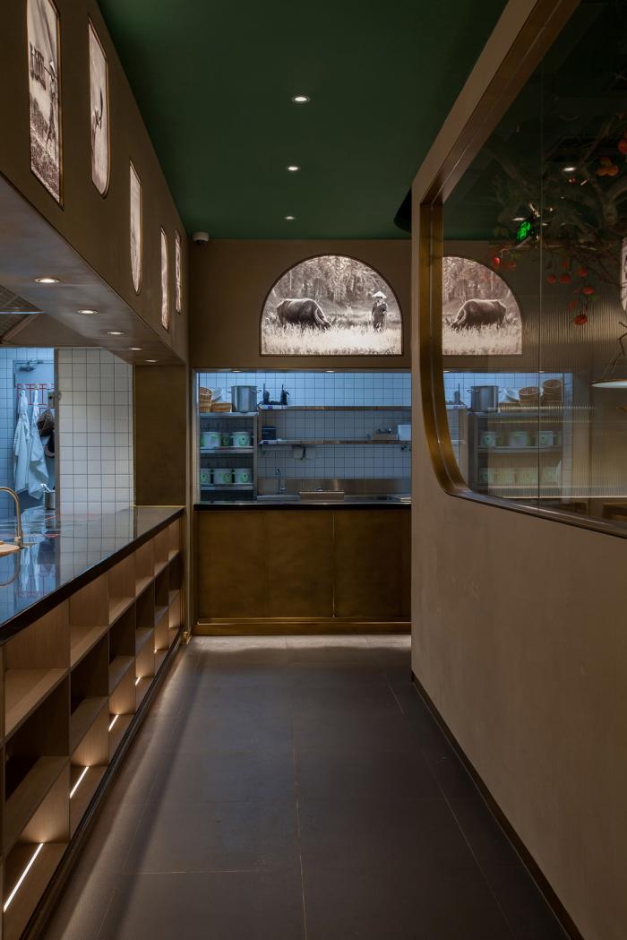 BIM建筑|“田野山河”：肥猫中餐厅，上海菊园店／卧野空间设计事务所