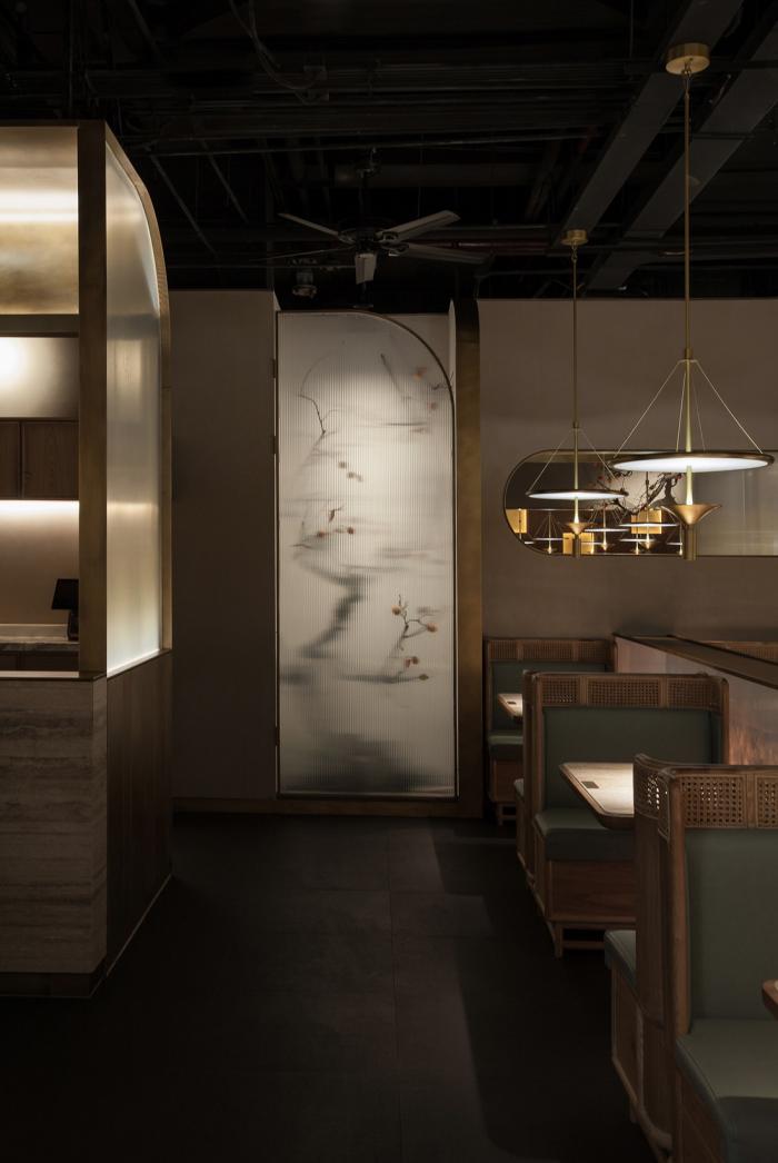 BIM建筑|“田野山河”：肥猫中餐厅，上海菊园店／卧野空间设计事务所