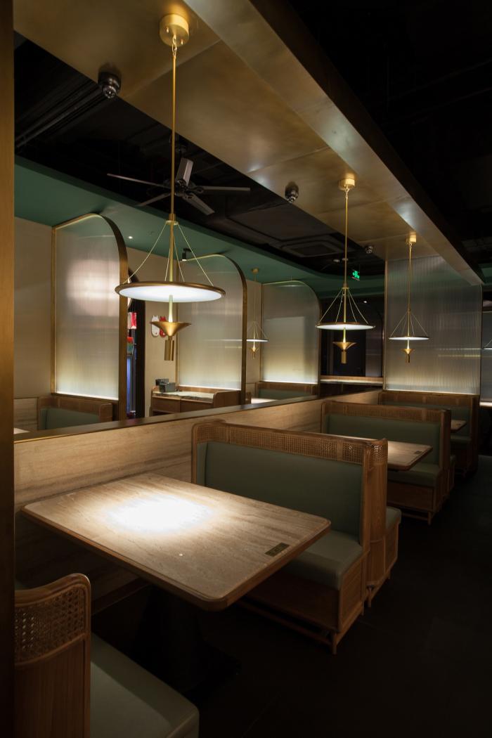 BIM建筑|“田野山河”：肥猫中餐厅，上海菊园店／卧野空间设计事务所