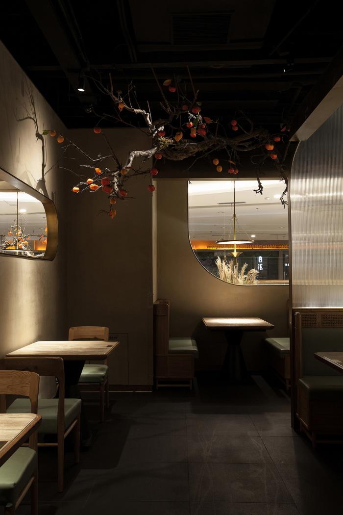 BIM建筑|“田野山河”：肥猫中餐厅，上海菊园店／卧野空间设计事务所