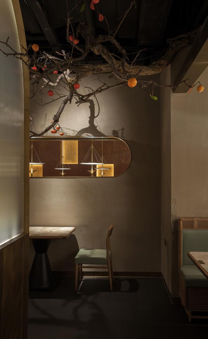 BIM建筑|“田野山河”：肥猫中餐厅，上海菊园店／卧野空间设计事务所