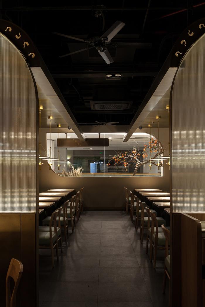 BIM建筑|“田野山河”：肥猫中餐厅，上海菊园店／卧野空间设计事务所