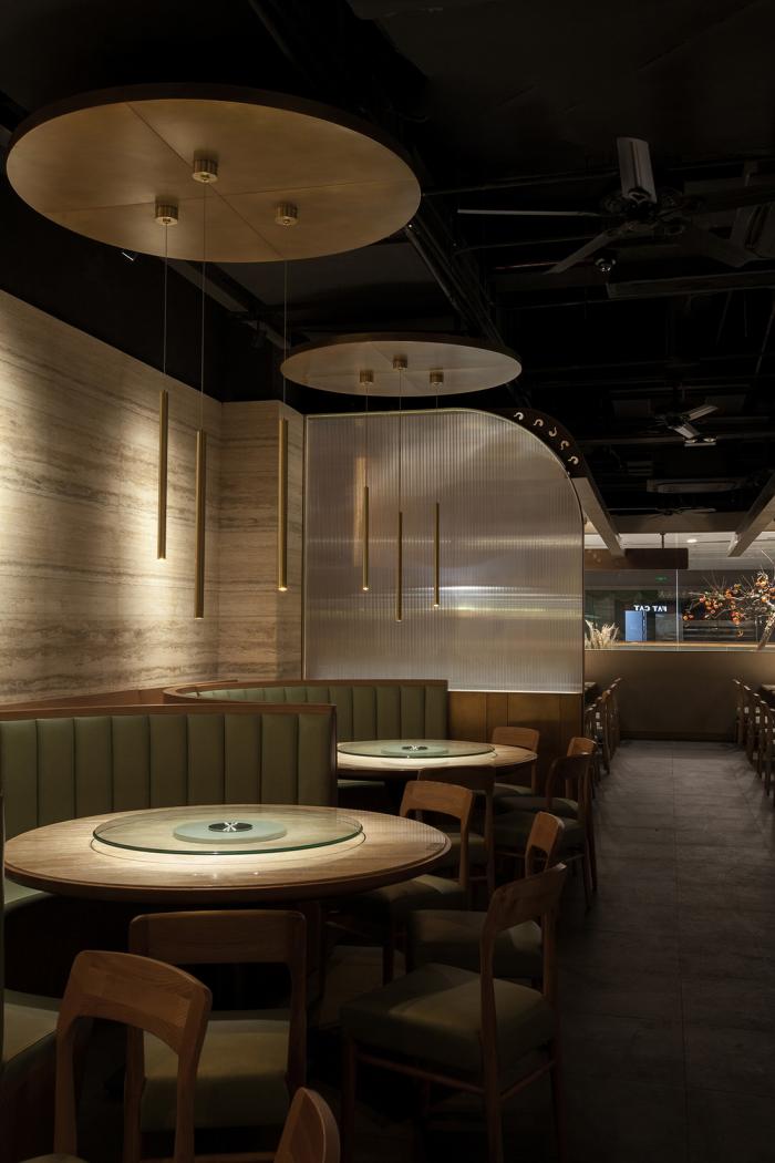 BIM建筑|“田野山河”：肥猫中餐厅，上海菊园店／卧野空间设计事务所