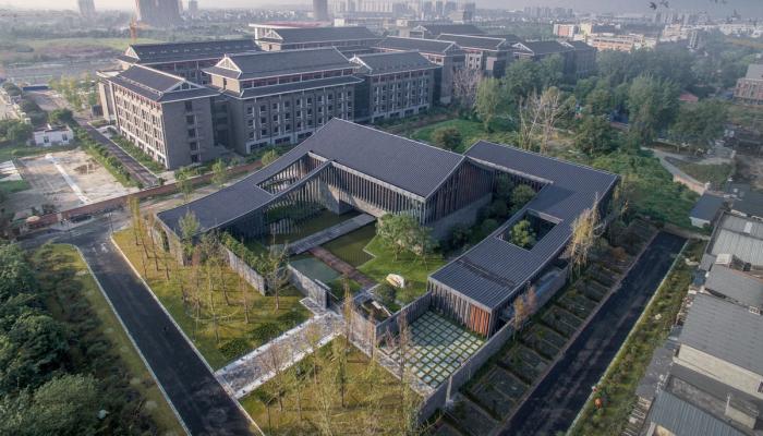BIM建筑|四川大学喜马拉雅文化及宗教研究中心 / 中国建筑西南设计研究院，郑勇工作室