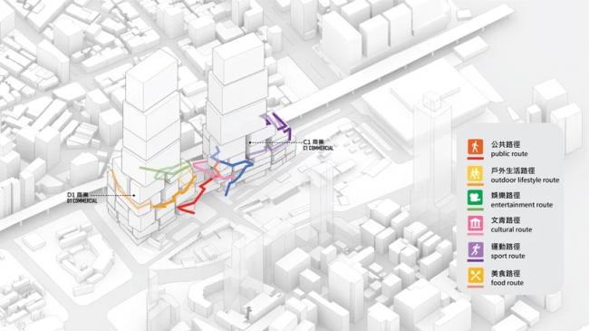BIM建筑|全身高低都是屏幕的台北双子塔 / MVRDV