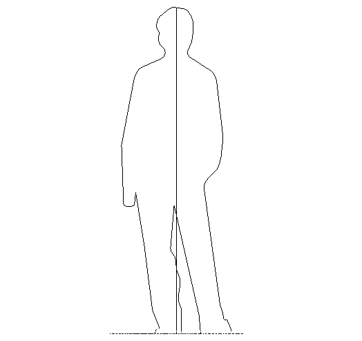 BIM资料|Revit族库-建筑-场地建模族-人物（rfa，共6个）