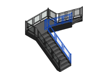 BIM资料|Revit族库-建筑-场地建模族-栏杆（rfa，共123个）-BIM建筑网