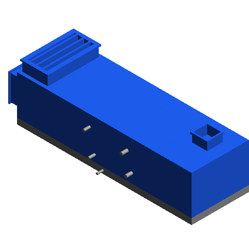 BIM资料|Revit族库-M-AHU-空调机组-顶部进出风(卧式).rfa