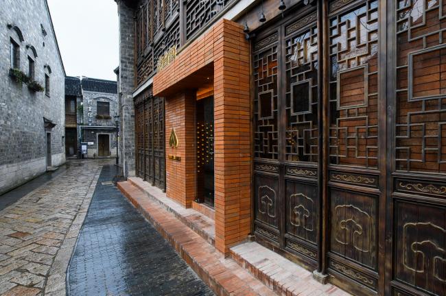 BIM建筑|场所映射——泰合玺南京老门东SPA馆 / 裸筑更新