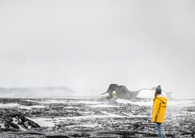 BIM建筑|冰岛黑熔岩游客中心方案设计