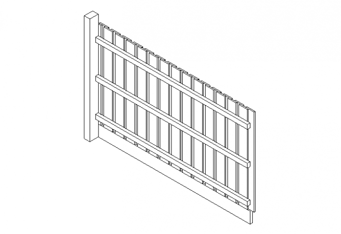 BIM资料|Revit族库-建筑-场地建模族-栏杆（rfa，共123个）