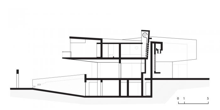 BIM建筑|宛如一只岩石雕刻而成的“生活容器”——秘鲁永久住宅 / Longhi Architects
