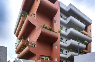 BIM建筑|富有动感的雕塑：印度“森林”公寓 / The Purple Ink Studio-BIM建筑网