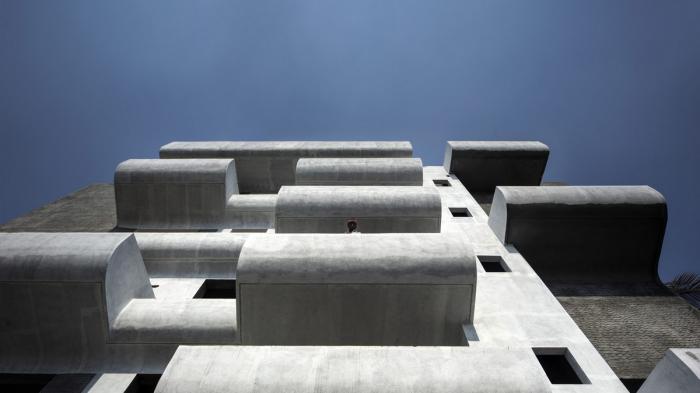 BIM建筑|富有动感的雕塑：印度“森林”公寓 / The Purple Ink Studio