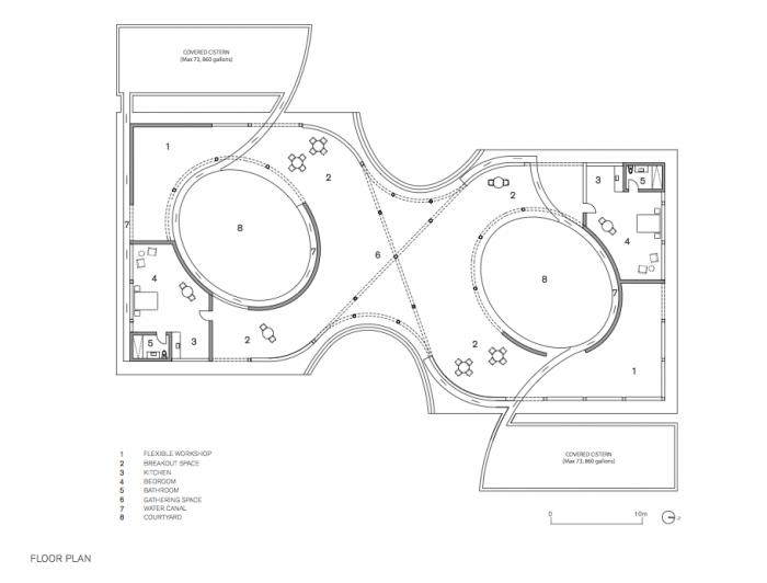 BIM建筑|塞内加尔艺术中心新住宅 / Toshiko Mori