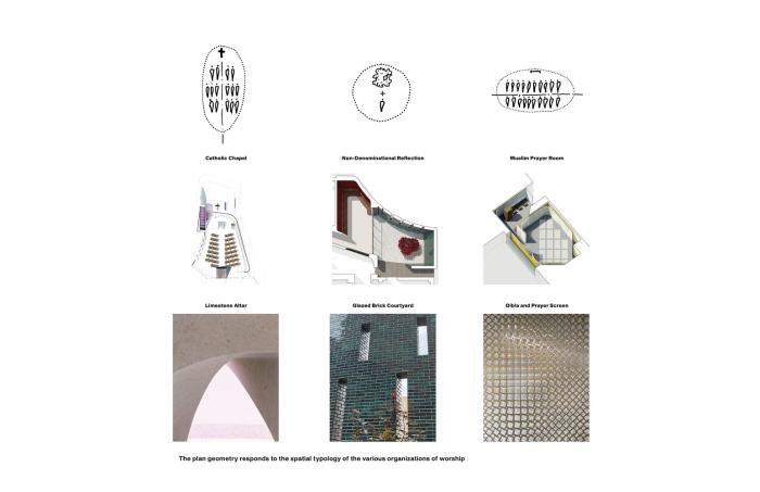 BIM建筑|旋转“编织”砖石打造的雕塑：圣玛丽教堂 / PLY+