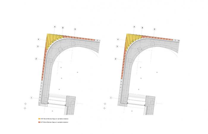 BIM建筑|旋转“编织”砖石打造的雕塑：圣玛丽教堂 / PLY+
