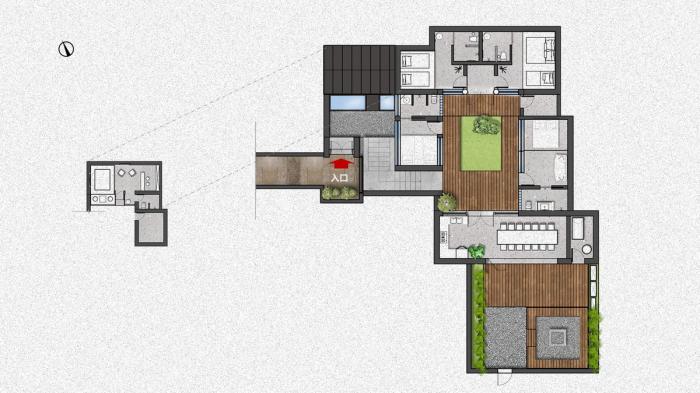 BIM建筑|小龙门百年“福”字院重获新生 | CCDI卝智室内设计