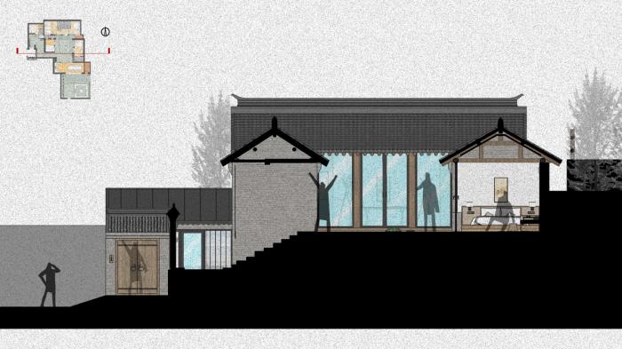 BIM建筑|小龙门百年“福”字院重获新生 | CCDI卝智室内设计