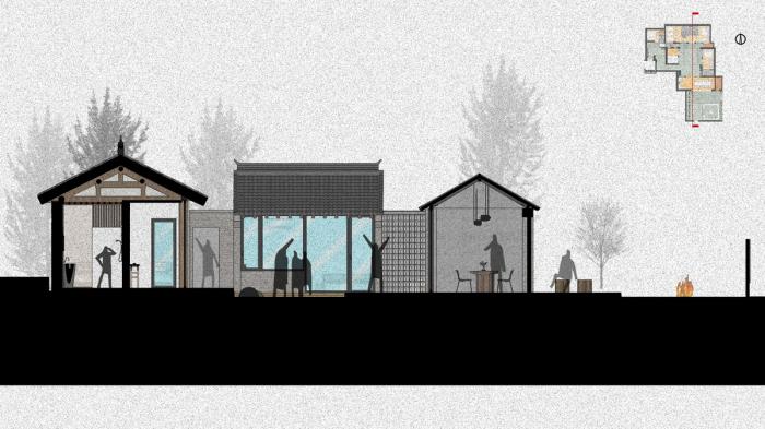 BIM建筑|小龙门百年“福”字院重获新生 | CCDI卝智室内设计