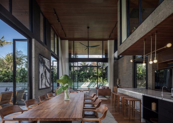 BIM建筑|观赏椰林日落，听闻稻田蛙鸣：“河”之家 / Alexis Dornier