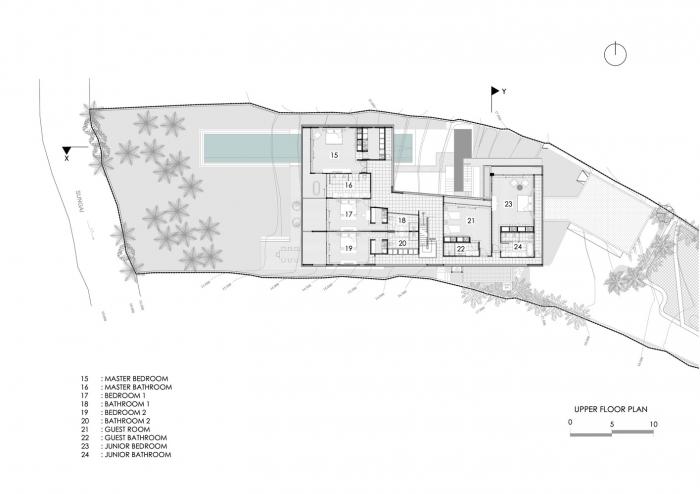 BIM建筑|观赏椰林日落，听闻稻田蛙鸣：“河”之家 / Alexis Dornier