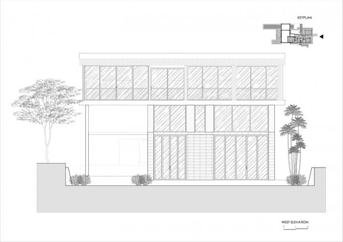 BIM建筑|观赏椰林日落，听闻稻田蛙鸣：“河”之家 / Alexis Dornier