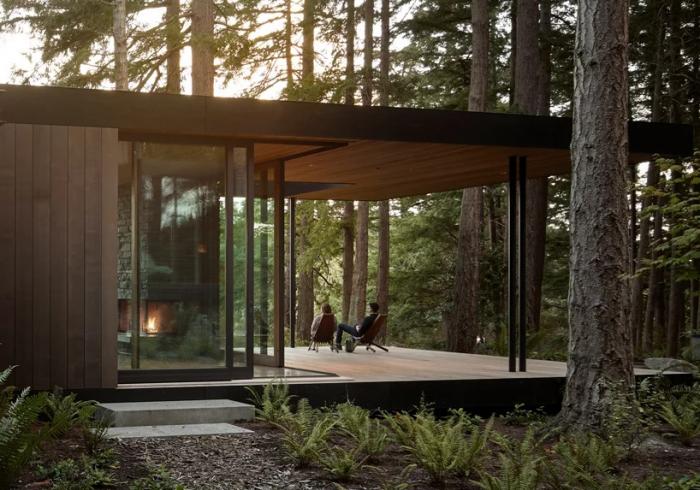 BIM建筑|森林中的农场度假屋 / mwworks