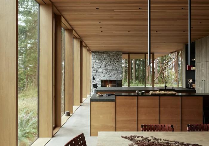 BIM建筑|森林中的农场度假屋 / mwworks