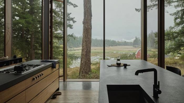 BIM建筑|森林中的农场度假屋 / mwworks