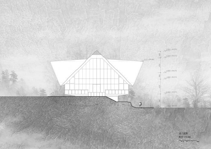 BIM建筑|悬崖上的餐厅 / 天地都市建筑设计