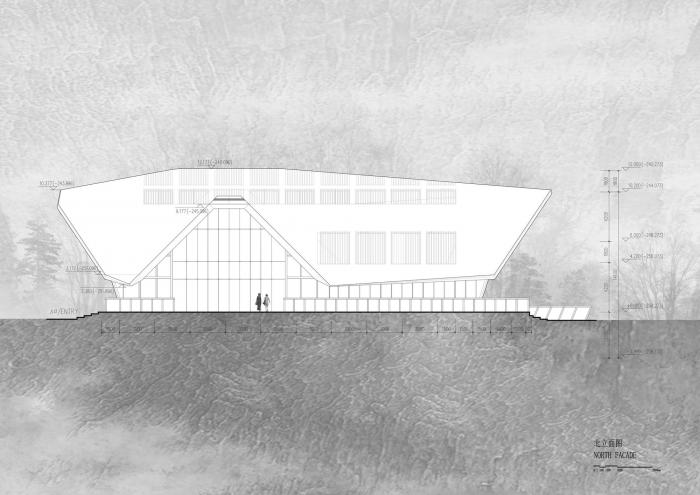 BIM建筑|悬崖上的餐厅 / 天地都市建筑设计