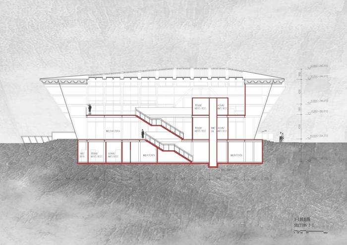 BIM建筑|悬崖上的餐厅 / 天地都市建筑设计
