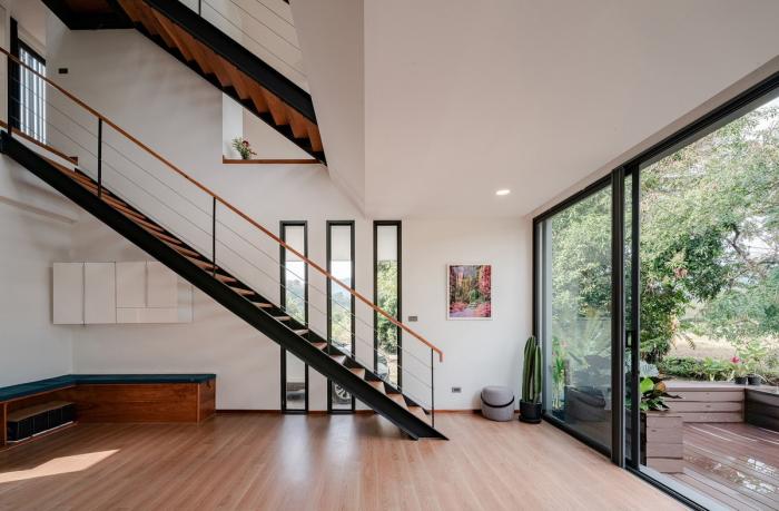 BIM建筑|群山环抱中的雕塑：MHS住宅 / ASWA