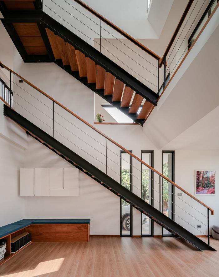 BIM建筑|群山环抱中的雕塑：MHS住宅 / ASWA